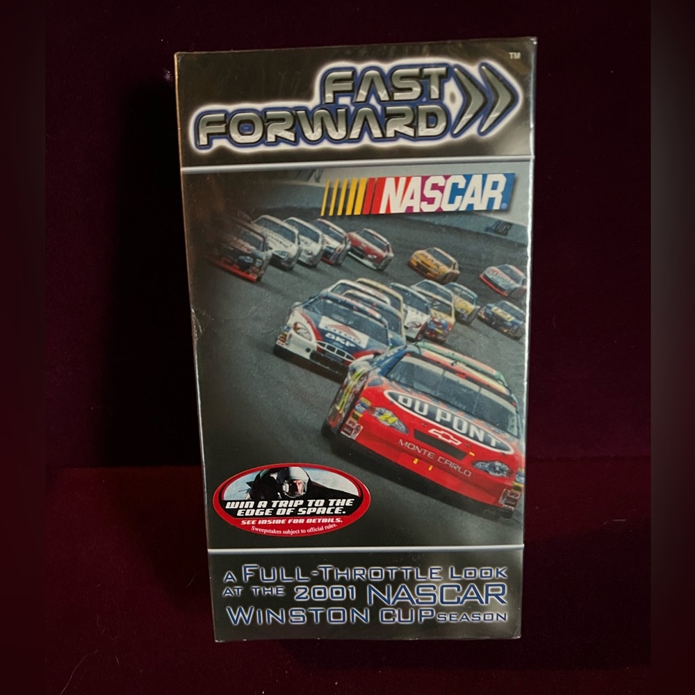 Vintage Y2K NASCAR Fast Forward 2001 Winston Cup VHS